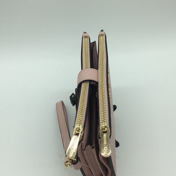 MICHAEL KORS LG DOUBLE ZIP WRISTLET BLOSSOM - Picture 9 of 16